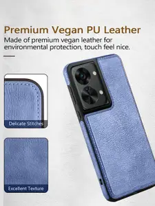 Karwan Unisex Vegan Leather Oneplus Nord 2T Mobile Back Case