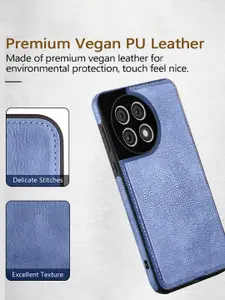 Karwan Unisex Vegan Leather Oneplus 11R Mobile Back Case