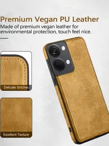 Karwan Vegan Leather Oneplus Nord 3 Mobile Back Case