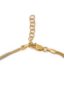 Zavya Rhodium-Plated 92.5 Sterling Silver Anklet