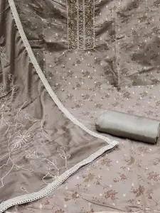 MANVAA Floral Printed Unstitched Dress Material