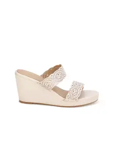 Bata Laser Cut Wedge Heels