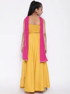 Aks Kids Girls Ready To Wear Lehenga Choli With Dupatta