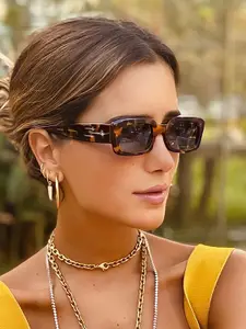 SYGA Women Rectangle Sunglasses With UV Protected Lens