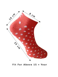 HRX by Hrithik Roshan Women Pack of 5 Ankle Length Socks