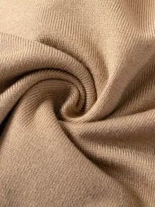 StyleCast Boys Brown Graphic Printed Front Open Sweater