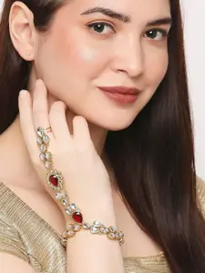 OOMPH Kundan Ring Bracelet