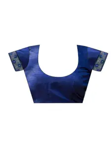 Mitera Floral Printed Zari Bagh Saree