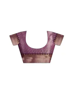 Satrani Floral Woven Design Banarasi Zari Saree