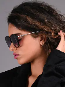 ODETTE Women Square Sunglasses with UV Protected Lens NY89