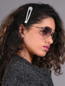 ODETTE Women Aviator Sunglasses with UV Protected Lens