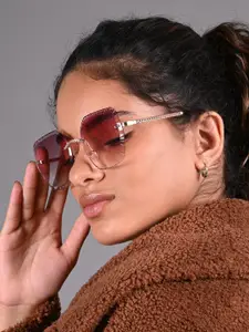 ODETTE Women Square Sunglasses with UV Protected Lens