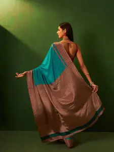 Sangria Printed Pure Crepe Saree