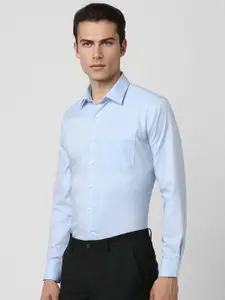 Van Heusen Men Slim Fit Textured Formal Shirt