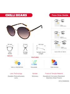 Chilli Beans Women Abstract Printed Round Sunglasses With UV Protected Lens OCCL35292002