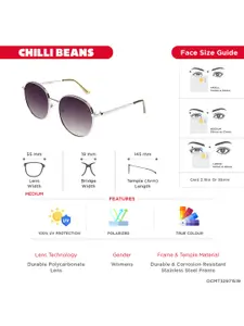 Chilli Beans Women Round Sunglasses With UV Protected Lens OCMT32971519