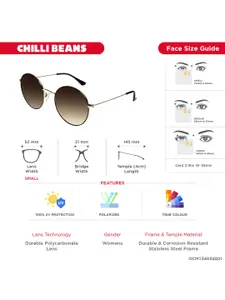 Chilli Beans Women Round Sunglasses with UV Protected Lens OCMT34052021