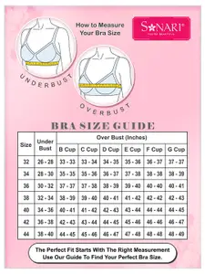 Sonari Half Coverage Lightly Padded T-Shirt Bra With All Day Comfort