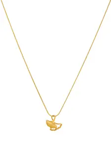 Yellow Chimes Gold-Plated Contemporary Pendants with Chains