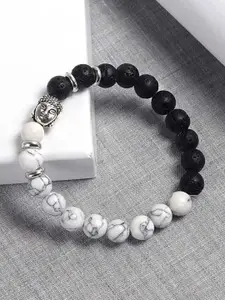 MEENAZ Men Silver-Plated Bracelet