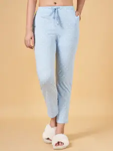 Dreamz by Pantaloons Women Mid-Rise Printed Pure Cotton Lounge Pant