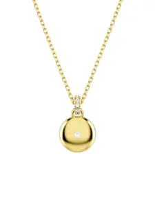SWAROVSKI Gold-Plated Sublima Pendant With Chain