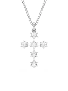 SWAROVSKI Rhodium-Plated Pendant With Chain