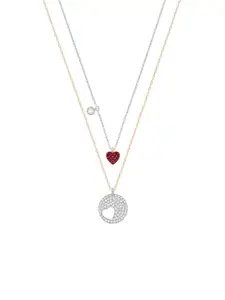 SWAROVSKI Heart Shaped Pendants With Chain