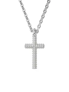 SWAROVSKI Rhodium-Plated Contemporary Pendants with Chains