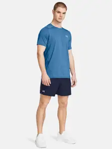 UNDER ARMOUR Men Loose Fit Woven Woven 5in Training Shorts