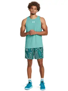 UNDER ARMOUR Men Baseline Printed Loose Fit Sports Shorts