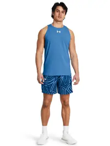 UNDER ARMOUR Men Baseline Printed Loose Fit Sports Shorts