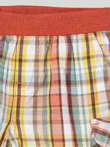 Juniors by Lifestyle Boys Checked Cargo Shorts