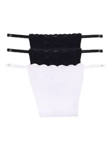 Finesse Miracle Cami Pack Of 3 Clip-On Mock Camisoles