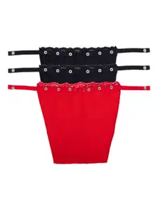 Finesse Miracle Cami Pack Of 3 Clip-On Mock Camisoles