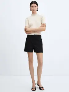 MANGO Women High-Rise Shorts