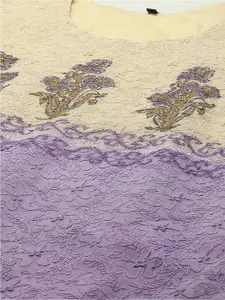 Biba Floral Embroidered Unstitched Dress Material