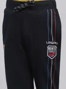 Monte Carlo Boys Typography Printed Track Pants