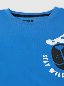 max Boys Graphic Printed Round Neck Cotton Casual T-shirt