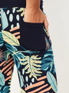 max Boys Floral Printed Mid Rise Pure Cotton Shorts