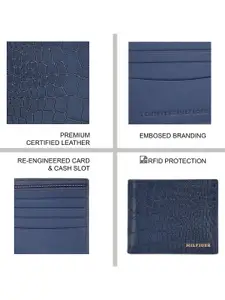 Tommy Hilfiger Men Leather Two Fold Wallet