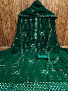 MANVAA Embroidered Unstitched Dress Material