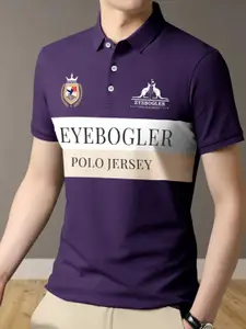 Eyebogler Brand Logo Printed Cotton T-shirt