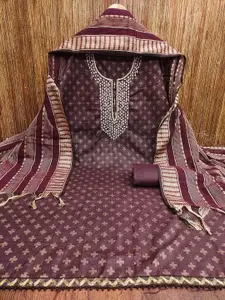 Panzora Ethnic Motifs Printed Unstitched Dress Material