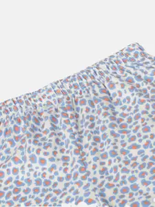 mackly Girls Graphic Printed Round Neck T-shirt With Shorts