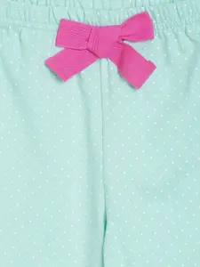 mackly Girls Printed Long Sleeves Night suit