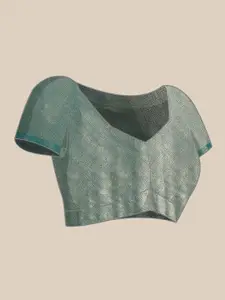 Silk Land Ethnic Motifs Kanjeevaram Digital Print Saree