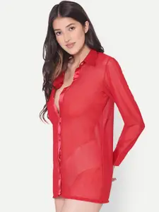 Broiden Spread Collar Night Shirt