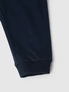 max Infant Boys Mid-Rise Pure Cotton Joggers