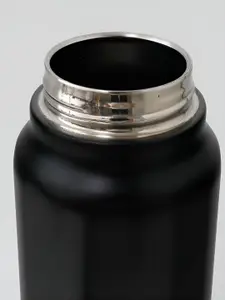 Kuber Industries Black Stainless Steel Water Bottle 950ml